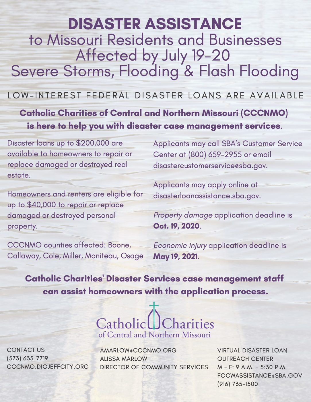 Flash Flooding Assistance CCCNMO